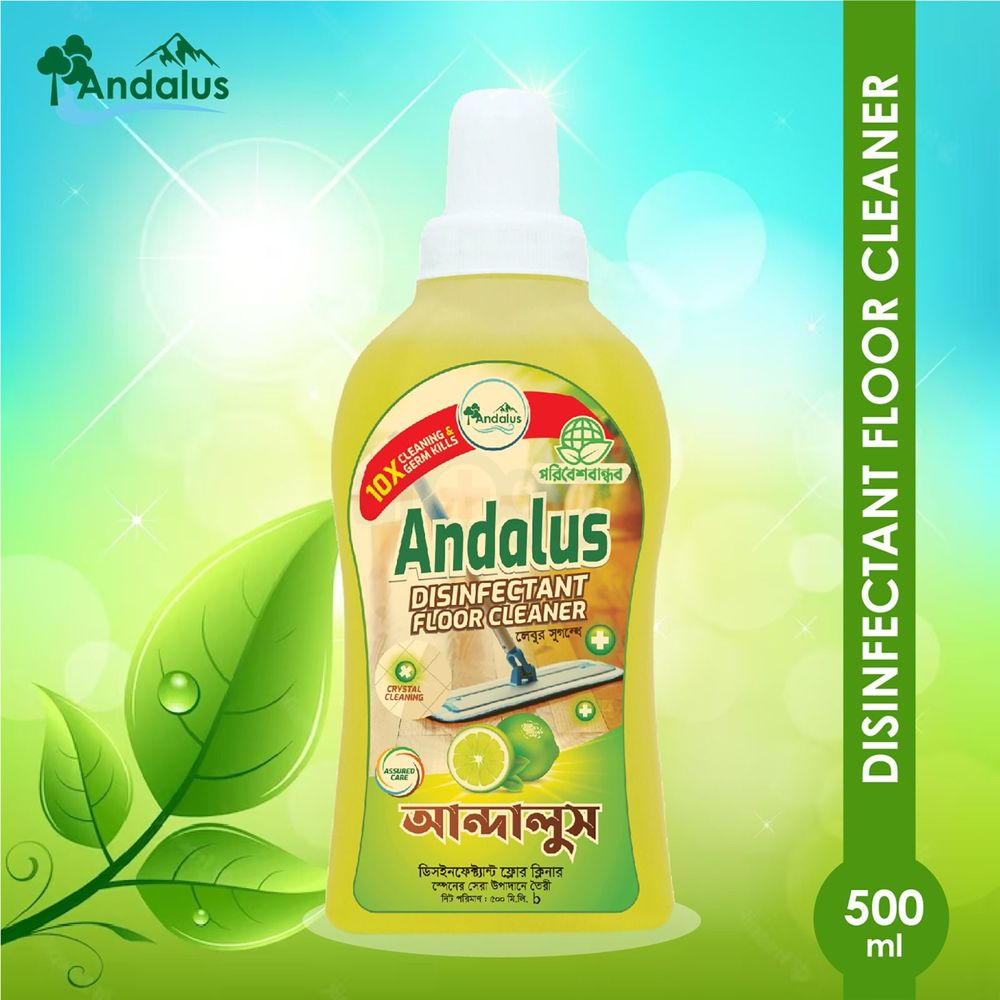 Andalus Disinfectant Floor Cleaner Lemon 500 ml  