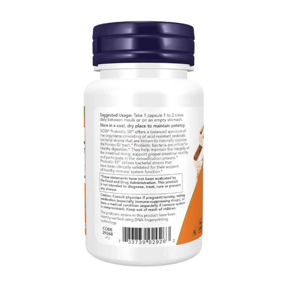 NOW Foods, Probiotic-10, 25 Billion, 50 Veg Capsules  