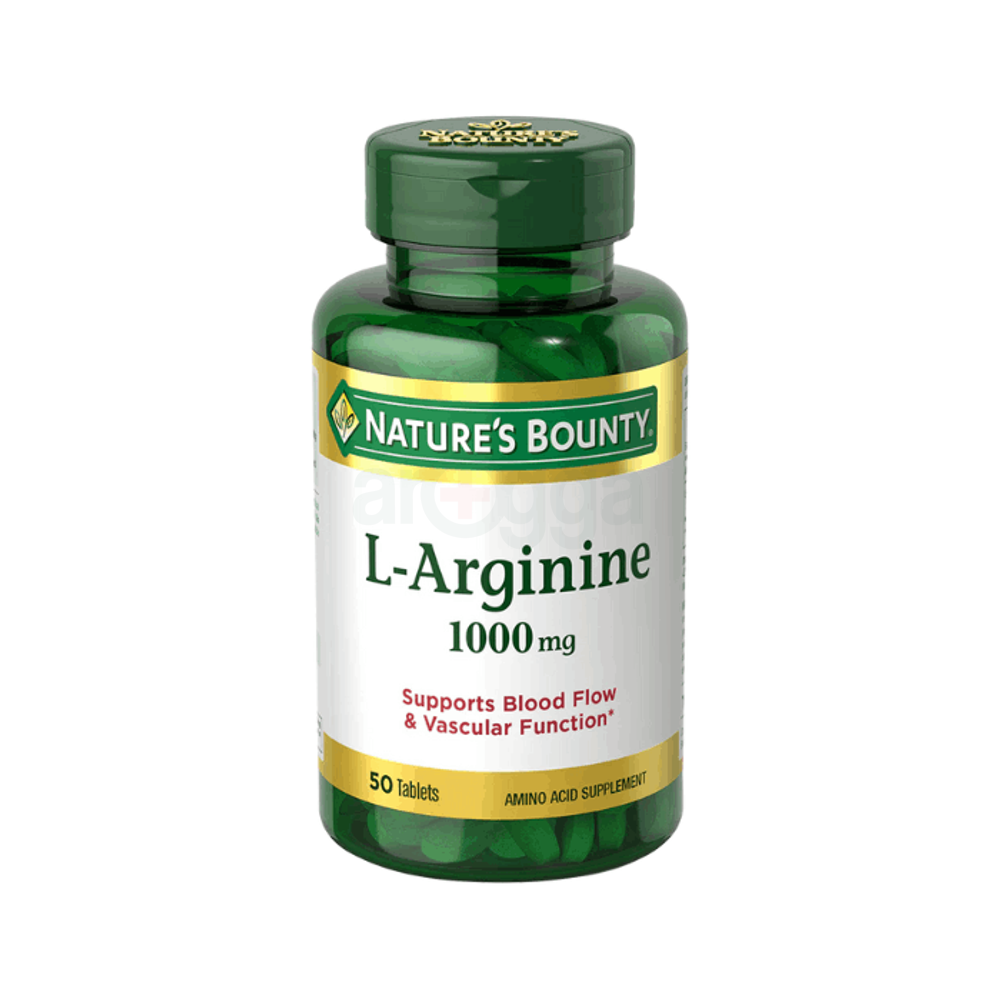 Nature's Bounty L-Arginine
1,000 mg , 50 Tablets  