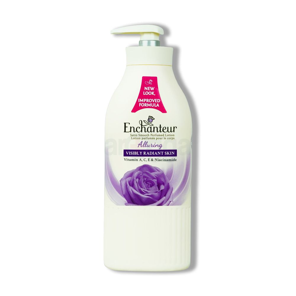 Enchanteur Alluring Satin Smooth Perfumed Lotion with Vitamin A, C, E & Niacinamide  