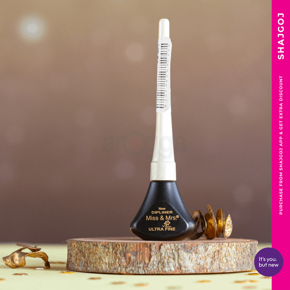 Miss & Mrs. Ultra Fine Waterproof Black Dipliner  