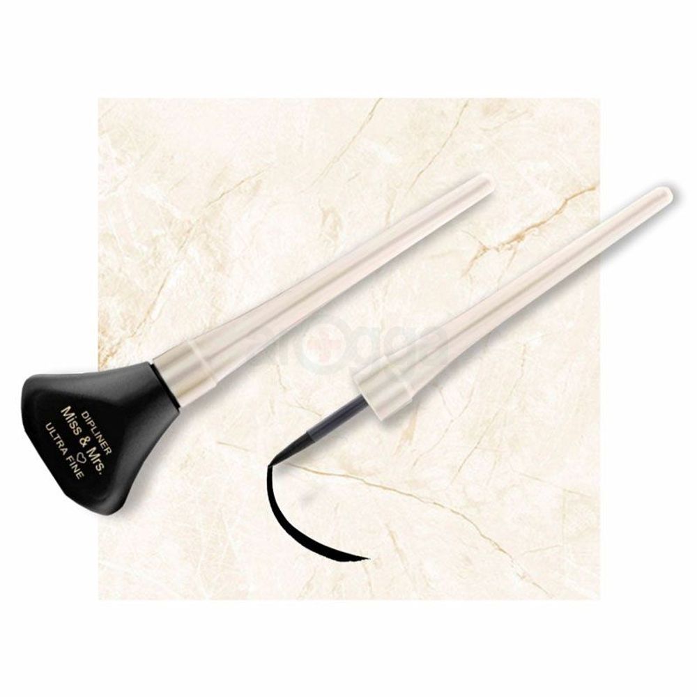 Miss & Mrs. Ultra Fine Waterproof Black Dipliner  