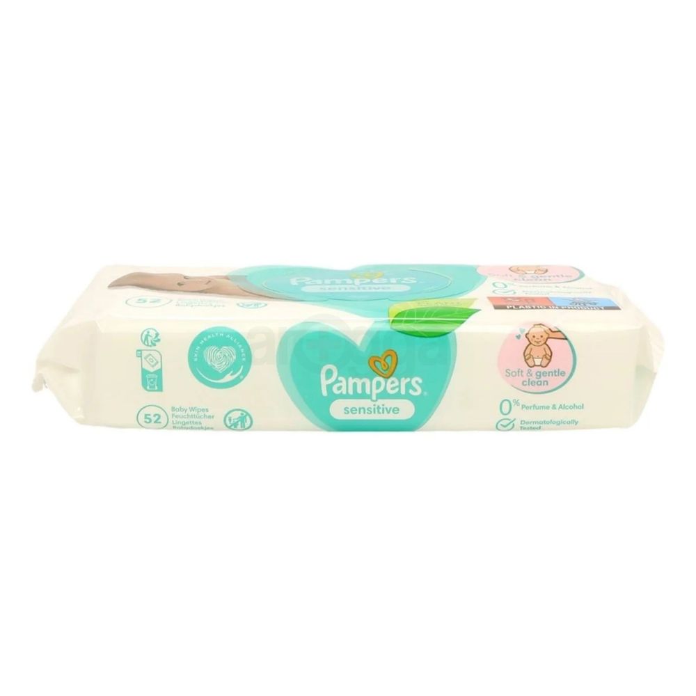 Pampers Sensitive Baby Wipes 52's pack  