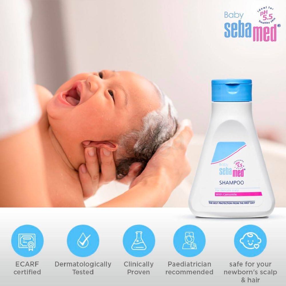 Baby Sebamed Shampoo for Delicate Scalp with Camomile  