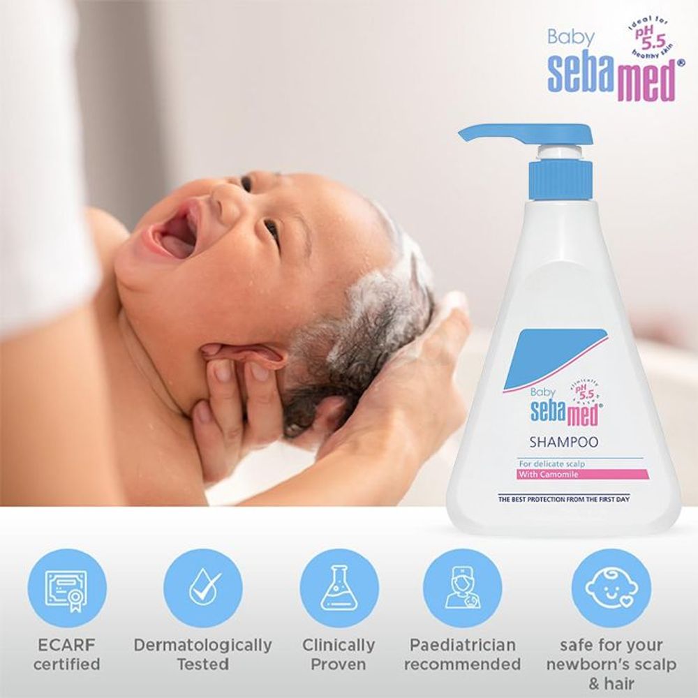 Baby Sebamed Shampoo for Delicate Scalp with Camomile 500ml  