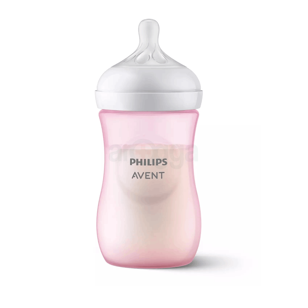 Philips Avent Natural Response Pink Baby Feeding Bottle (1+) - 260ml (Model: SCY903/11)  