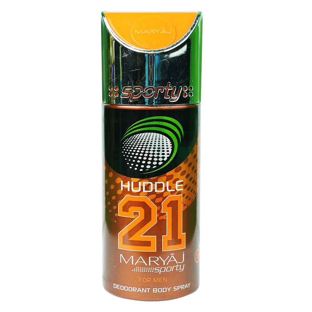 Maryaj Sporty Huddle 21 For Men Deodorant Body Spray 150ml  