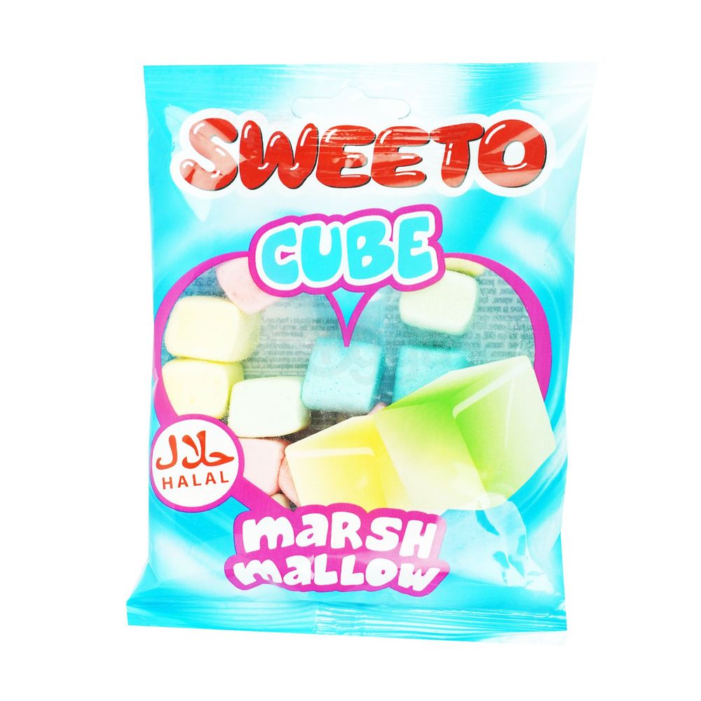 Sweeto Cube Marshmallow (Halal) 30g  