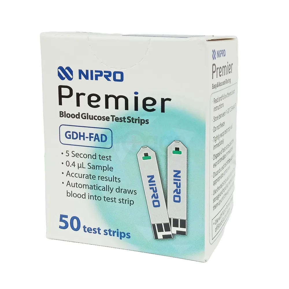 NIPRO Premier Blood Glucose Test Strips 50pcs  
