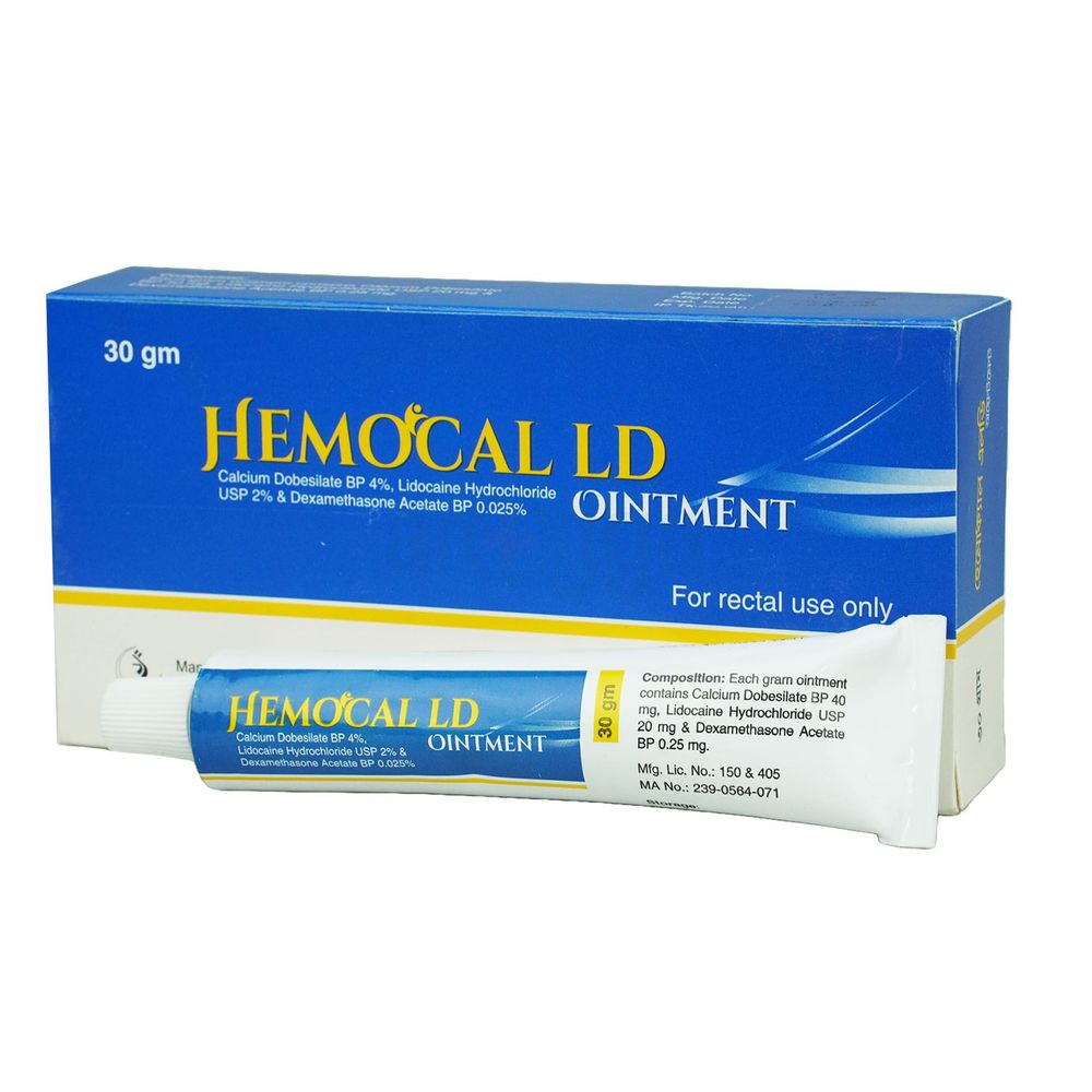 Hemocal LD 4%+2%+0.025% ointment