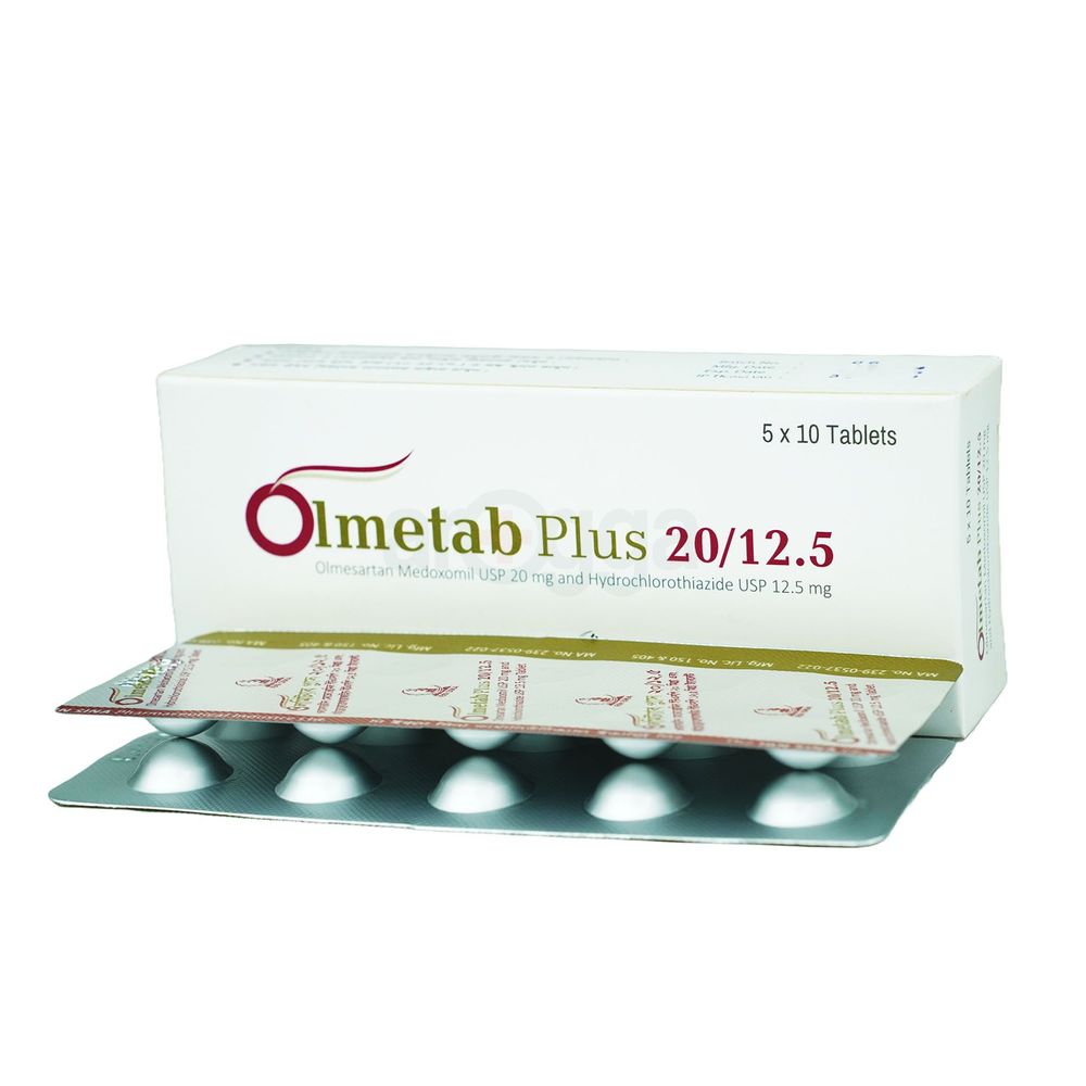 Olmetab Plus 20mg+12.5mg  tablet