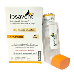 Ipsavent 20mcg+100mcg/puff inhaler