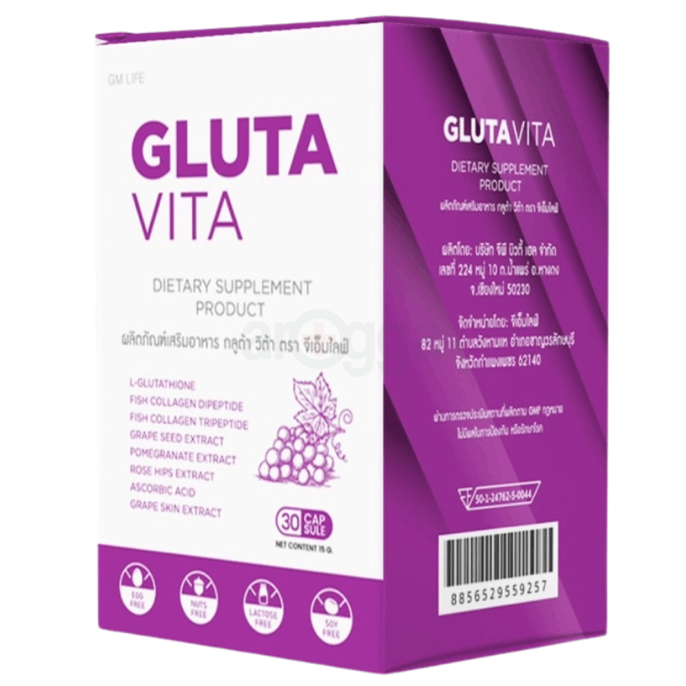 GM Life Gluta Vita Dietary Supplement 30 Capsules  