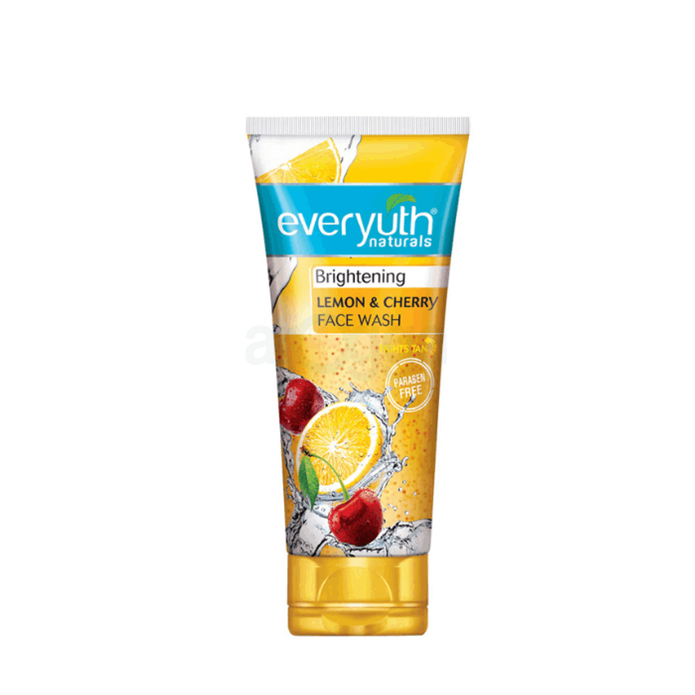 Everyuth Brightening Lemon & Cherry Facewash 150g  