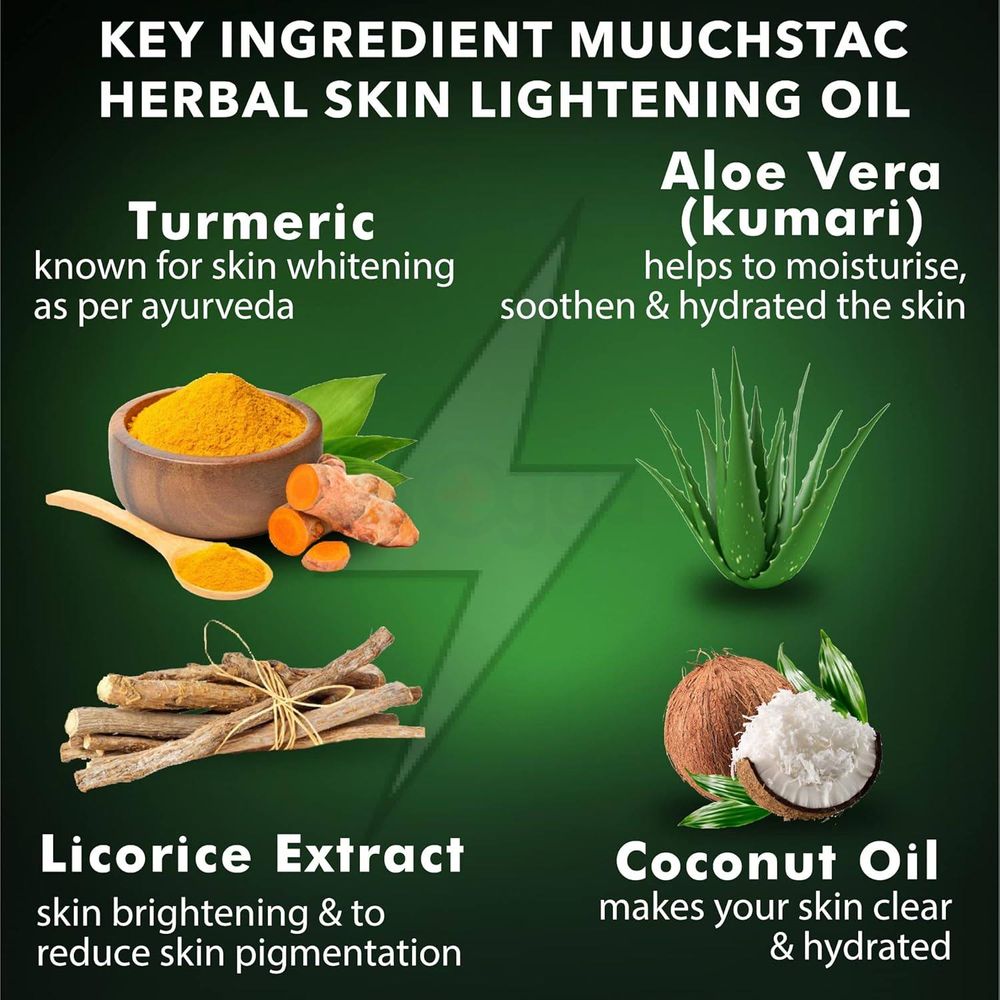 Muuchstac Herbal Skin Lightning Oil for All Skin Types  