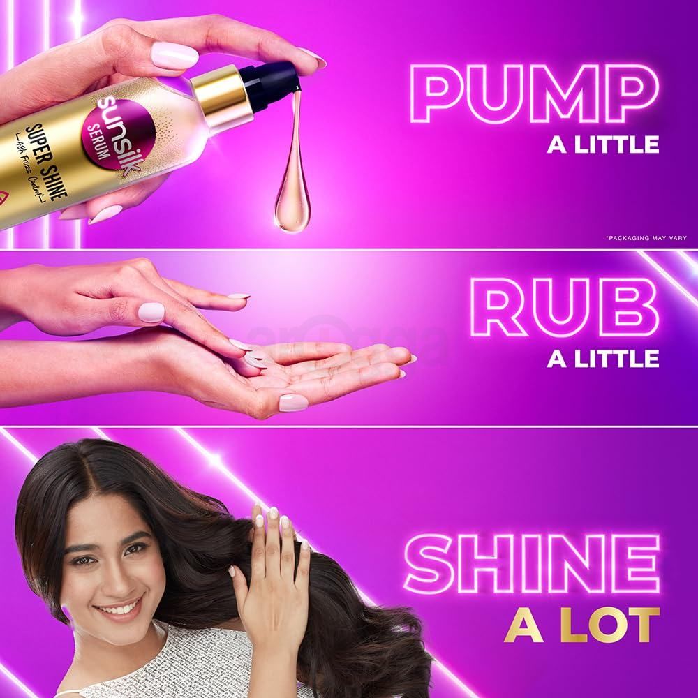 Sunsilk Super Shine 48hr Frizz Control Serum with Vitamin E  