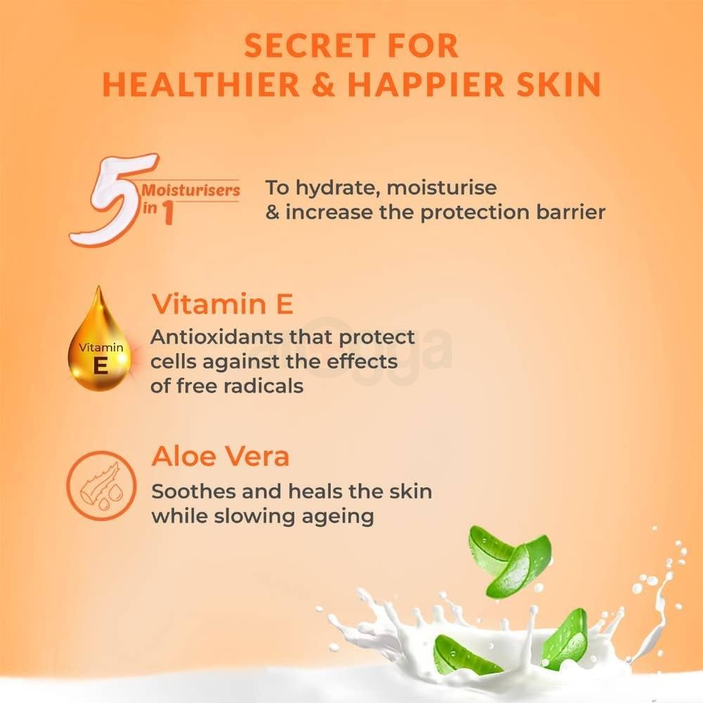 Creme 21 Soft Moisturising Body Lotion with Aloe Vera & Vitamin E for Dry Skin  