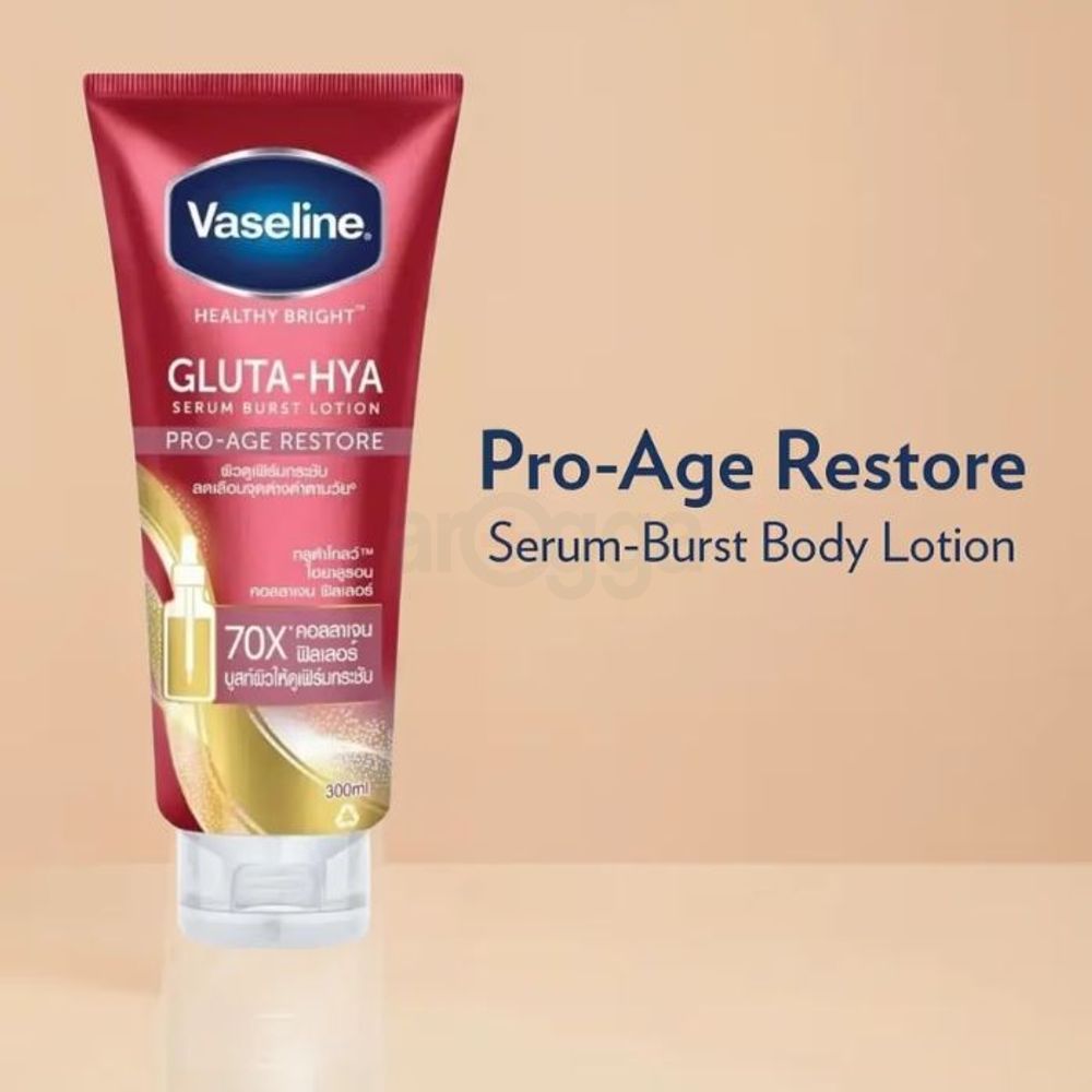 Vaseline Healthy Bright Gluta-HYA Pro Age Restore Serum Burst Lotion  