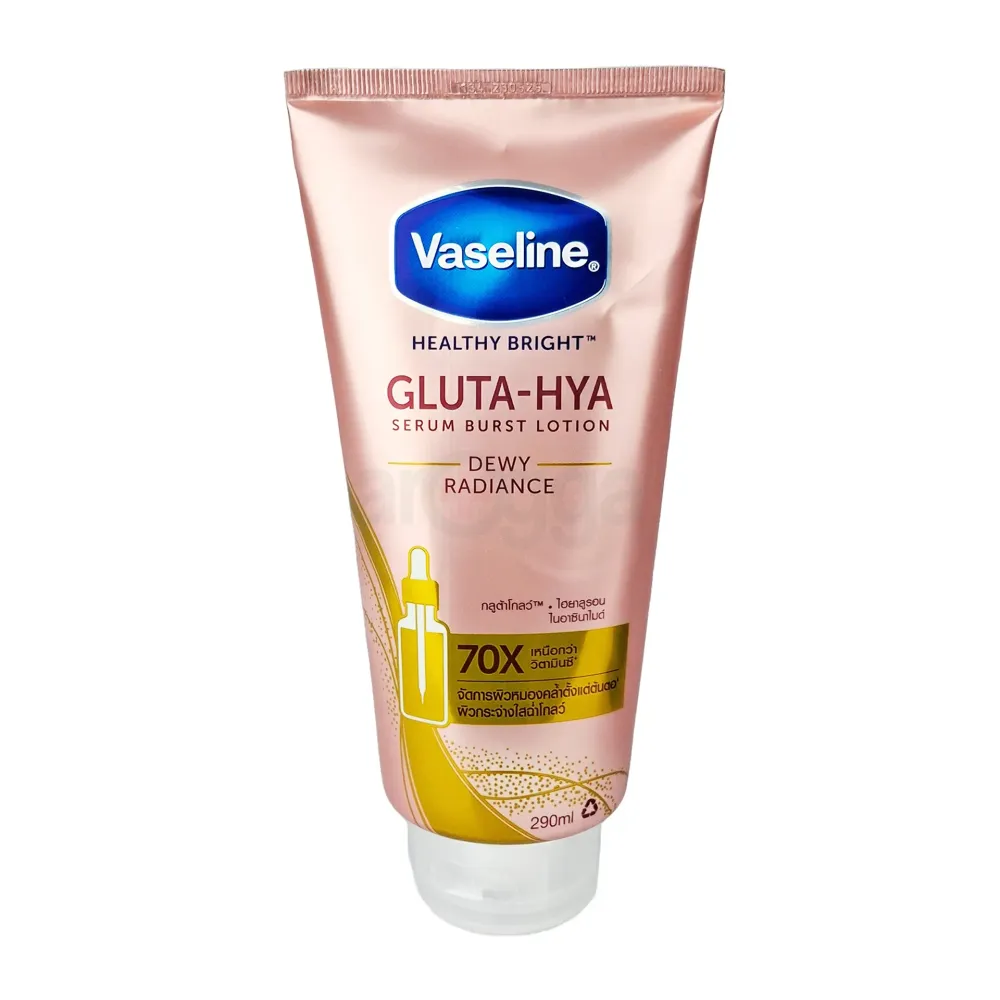 Vaseline Healthy Bright Gluta Hya Serum Burst Dewy Radiance Lotion 290ml  