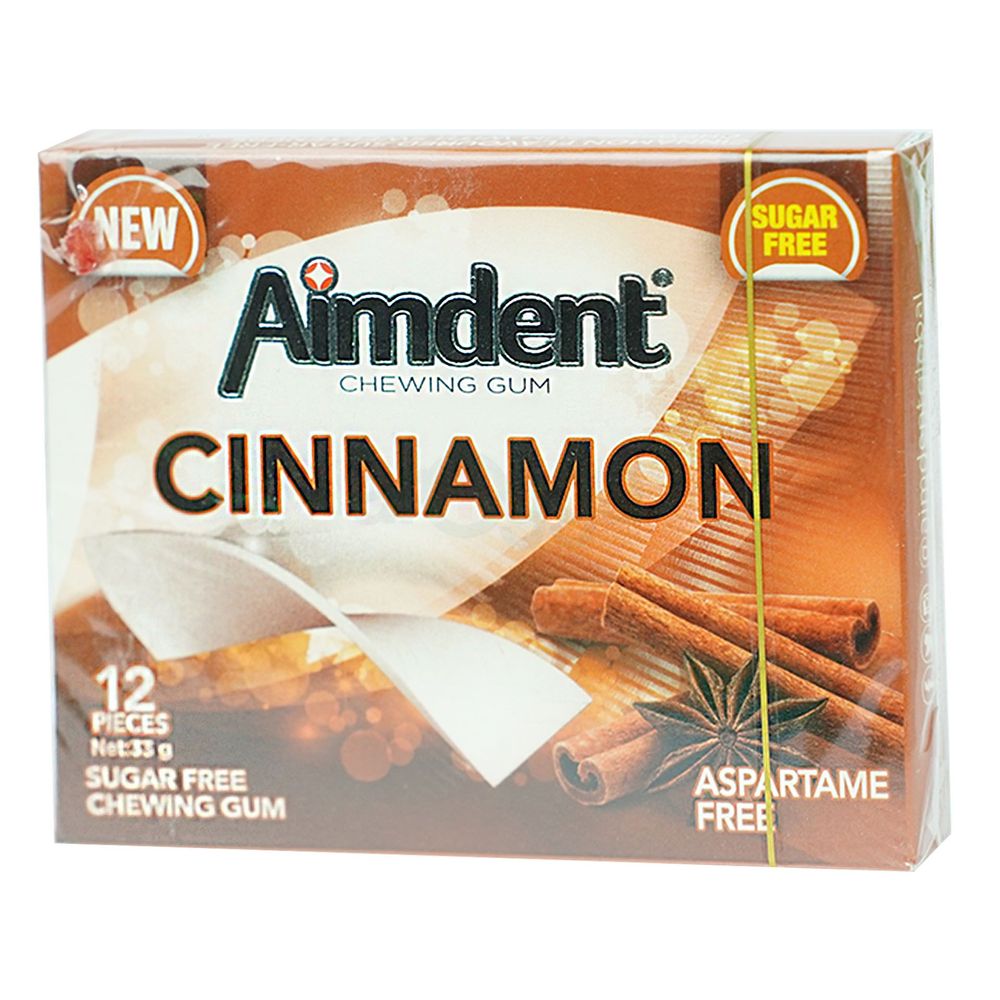 Aimdent Chewing Gum Cinnamon 33gm  