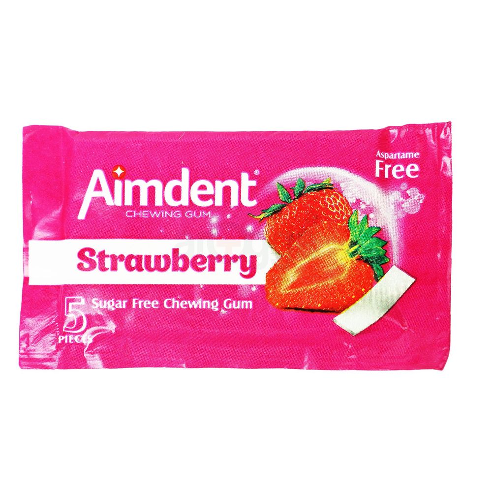 Amident Chewing Gum Strawberry 8.5gm  