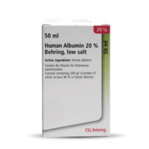 Human Albumin 20% Behring 50ml 20%/50ml injection