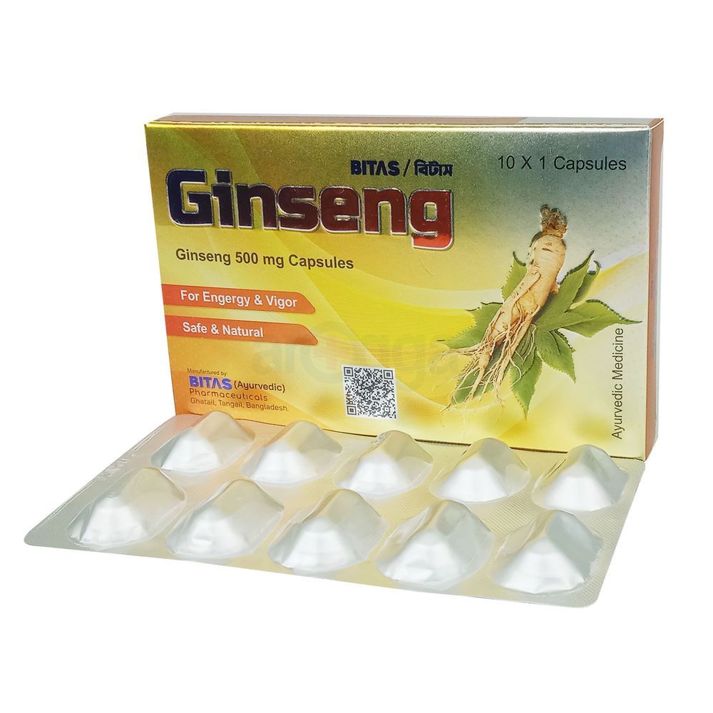 Bitas Ginseng 500mg capsule