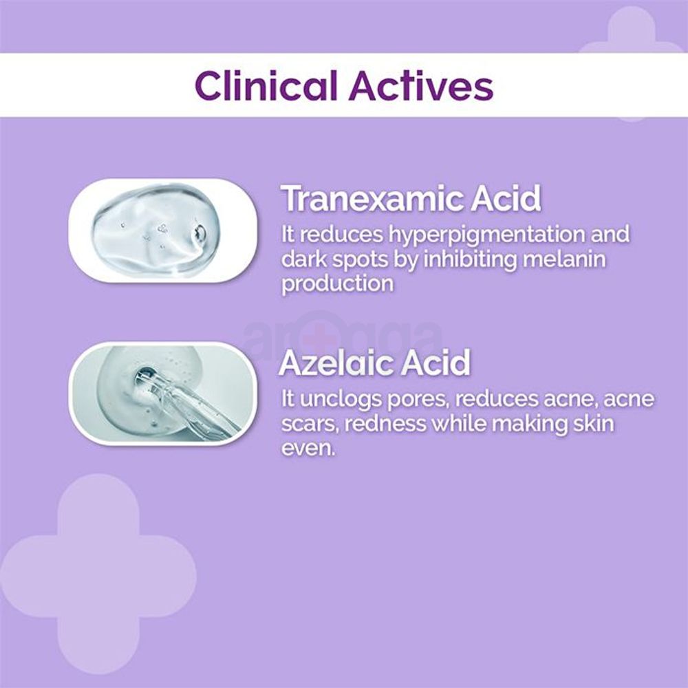 The Derma Co Tran-Zelaic Pigmentation Corrector Serum with 3% Tranexamic Acid & 10% Azelaic Acid  