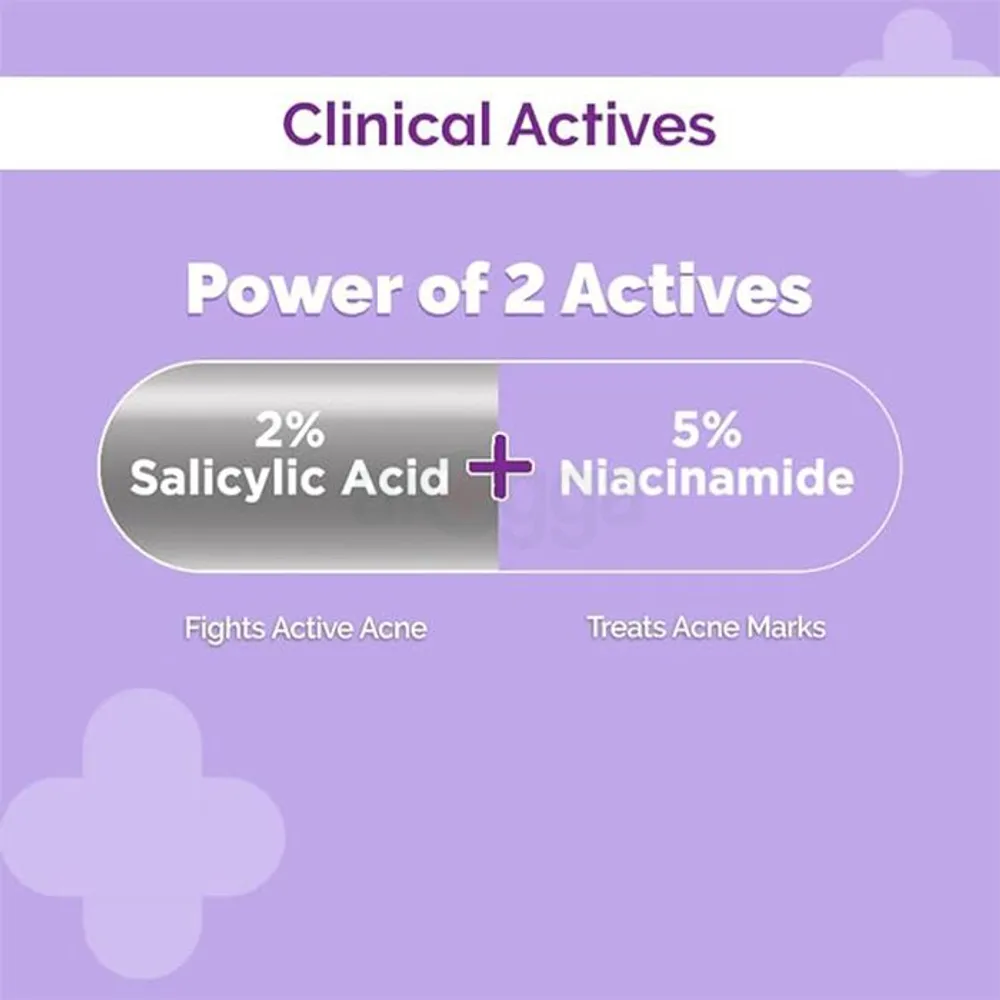 The Derma Co Sali-Cinamide Anti-Acne Serum with 2% Salicylic Acid & 5% Niacinamide  