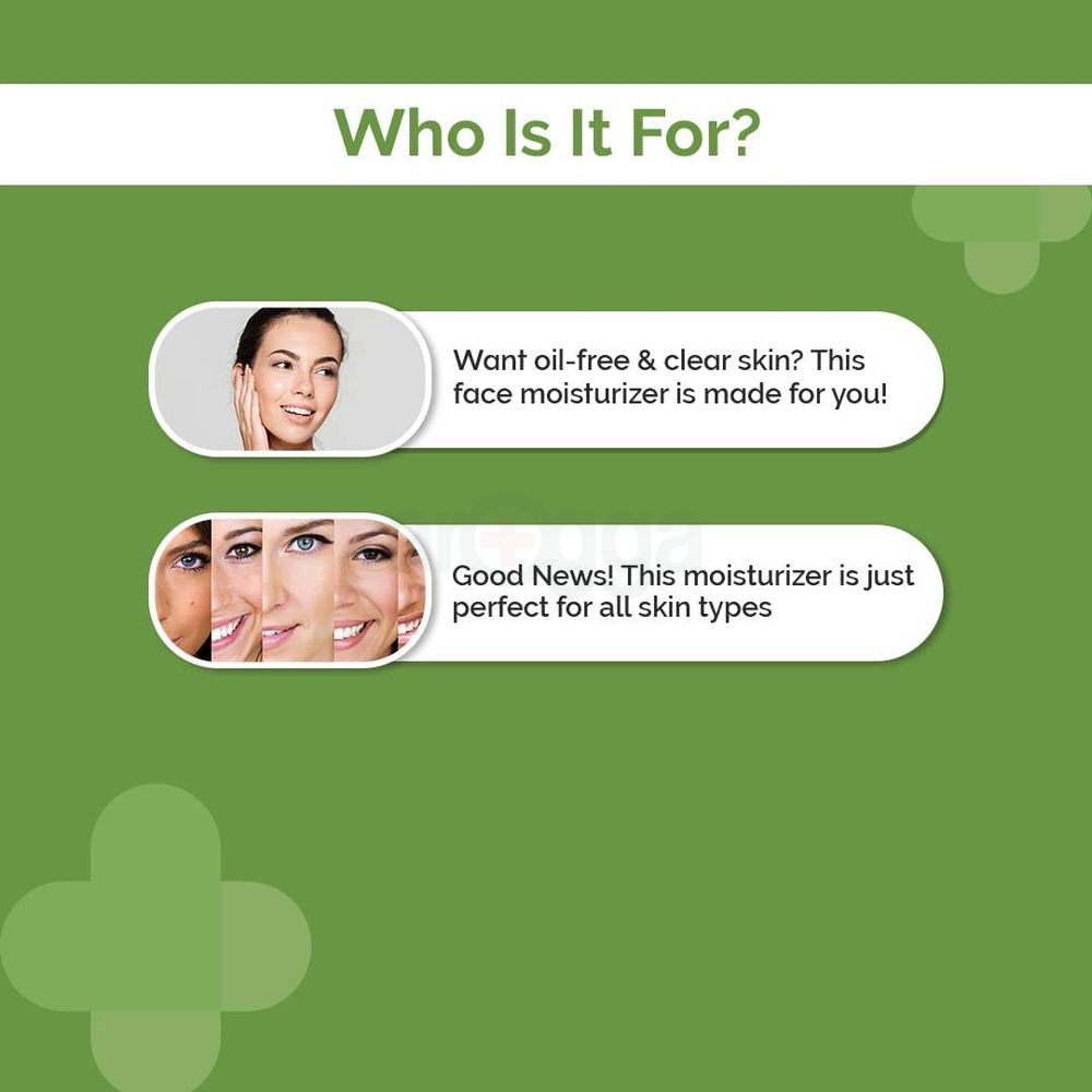 The Derma Co Oil Free Daily Face Moisturizer for Non Greasy & Hydrated Skin  