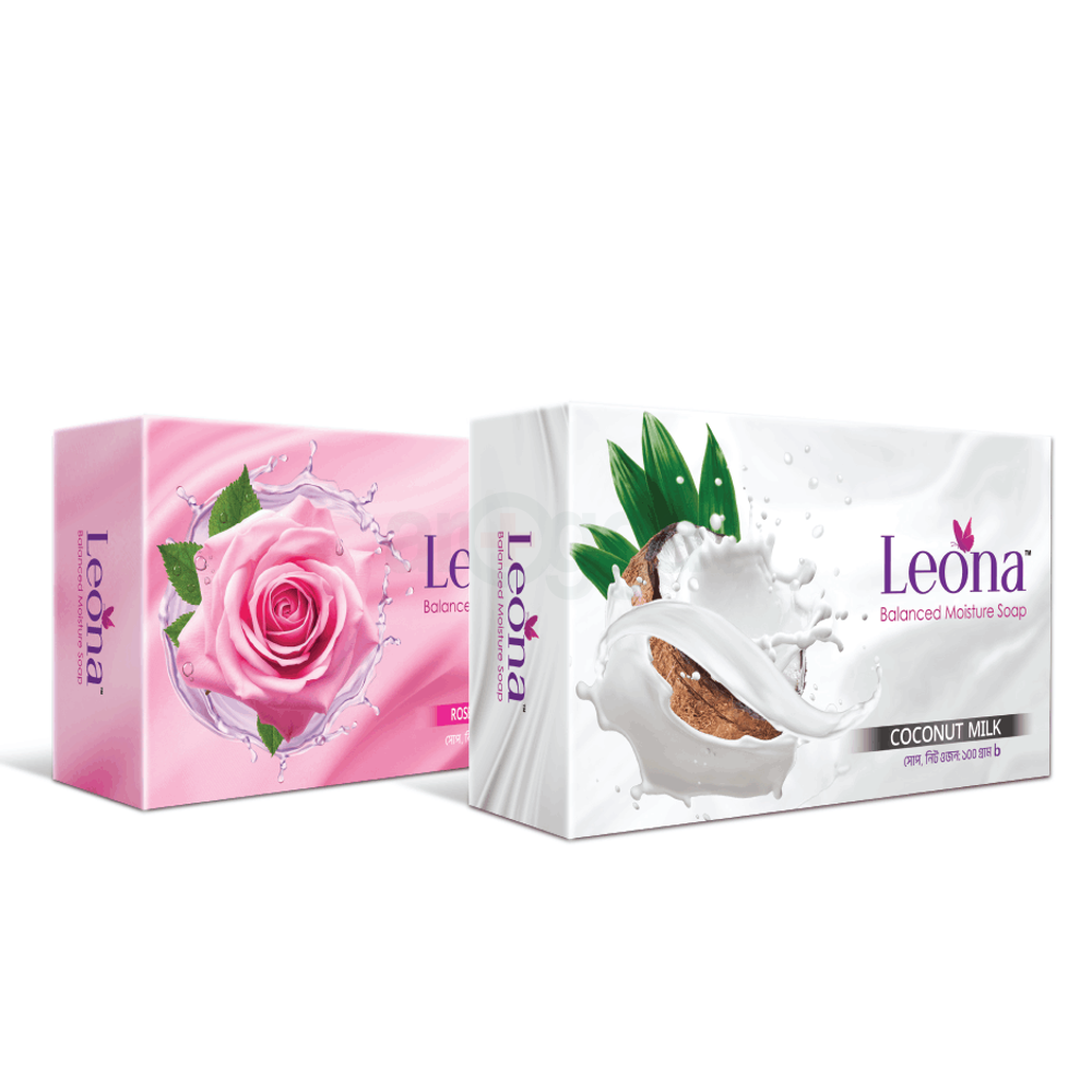 Leona Balanced Moisture Soap with Rose and Glycerin  