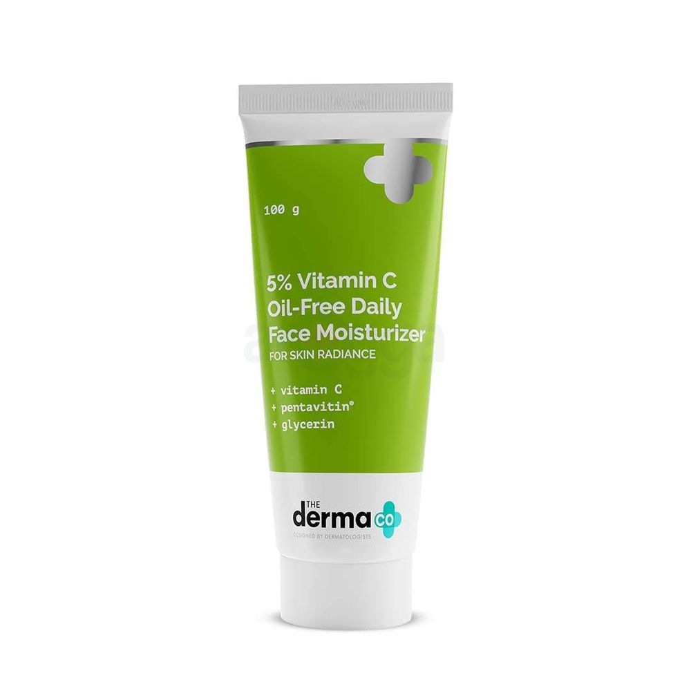 The Derma Co 5% Vitamin C Oil Free Moisturizer for Skin Radiance  