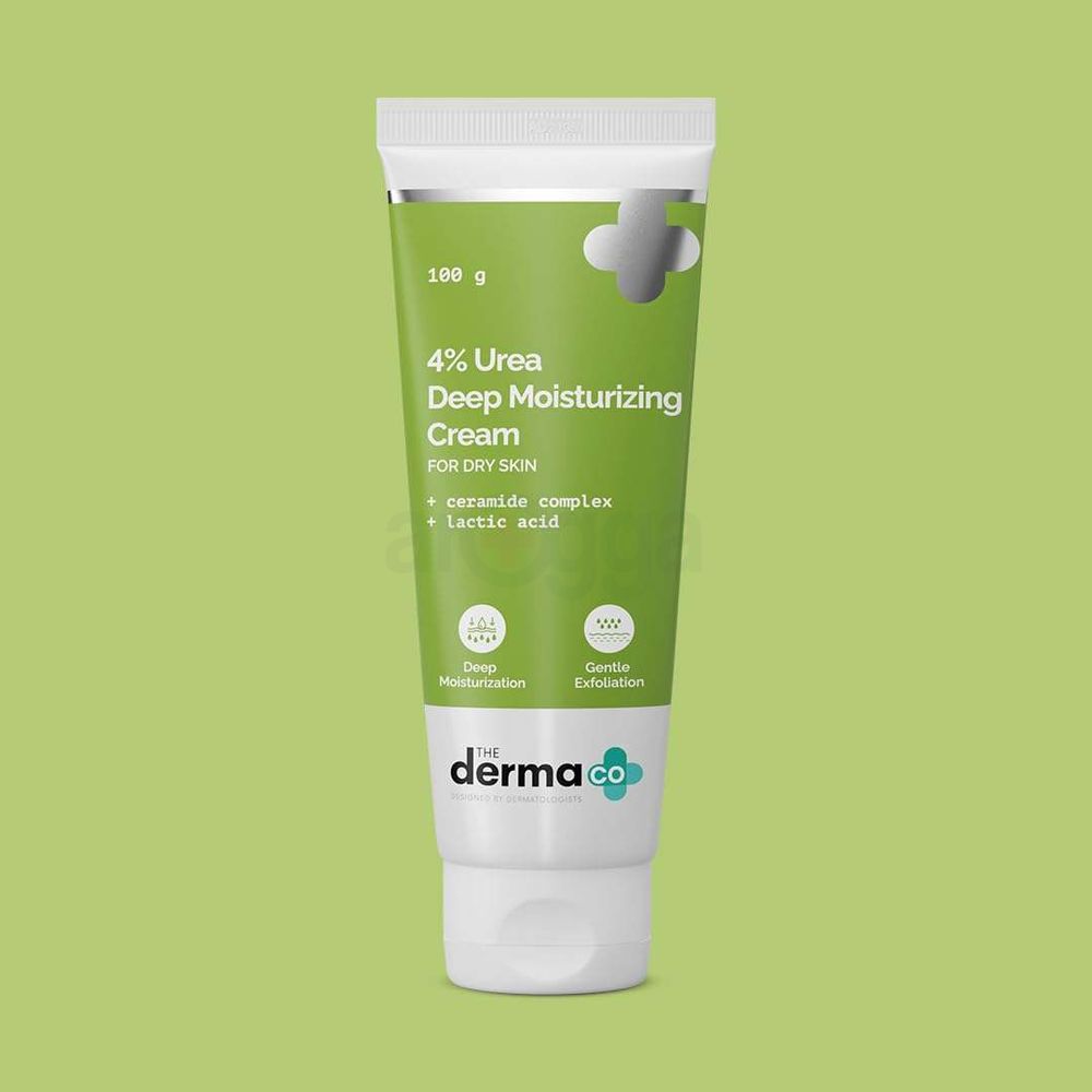 The Derma Co 4% Urea Deep Moisturizing Cream with Lactic Acid & Ceramide Complex for Dry Skin  