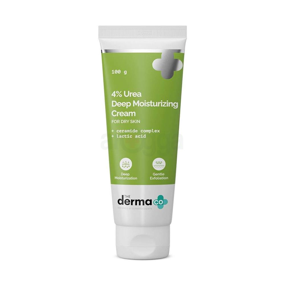 The Derma Co 4% Urea Deep Moisturizing Cream with Lactic Acid & Ceramide Complex for Dry Skin  