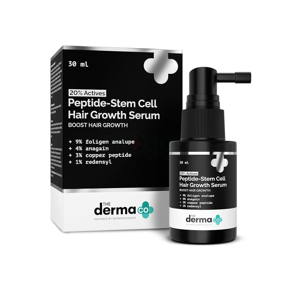 The Derma Co 20% Actives Peptide Stem Cell Hair Growth Serum  