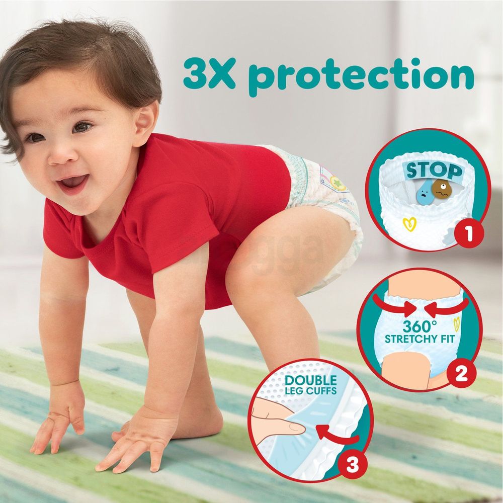 Pampers Baby Dry Nappy Pants Size 5 Jumbo Pack - 64 pcs (12-17kg)  