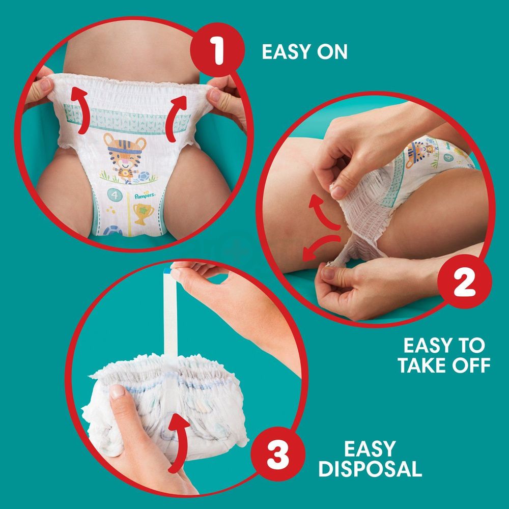 Pampers Baby Dry Nappy Pants Size 5 Jumbo Pack - 64 pcs (12-17kg)  
