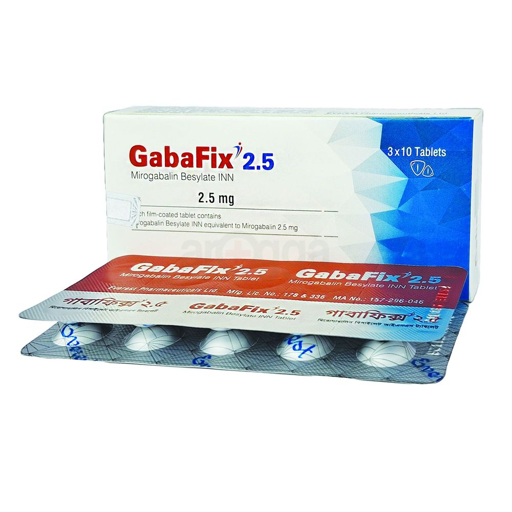 GabaFix 2.5 2.5mg tablet