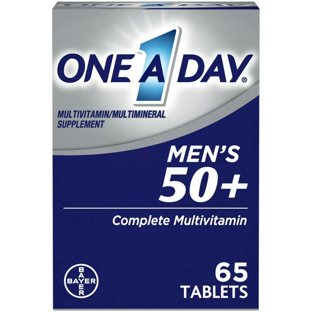 One A Day Men's 50+ Multivitamin Tablets, Multivitamins for Men, 65 Tablets  