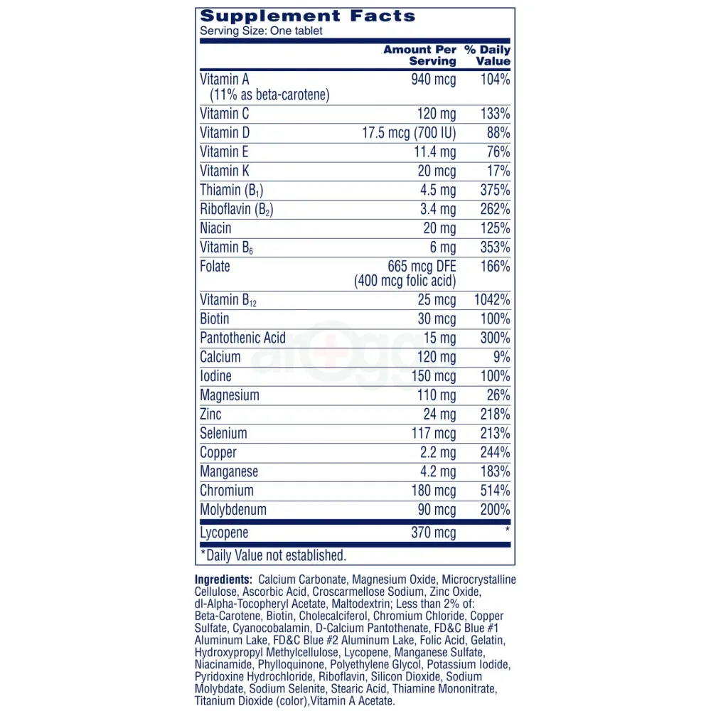 One A Day Men's 50+ Multivitamin Tablets, Multivitamins for Men, 65 Tablets  