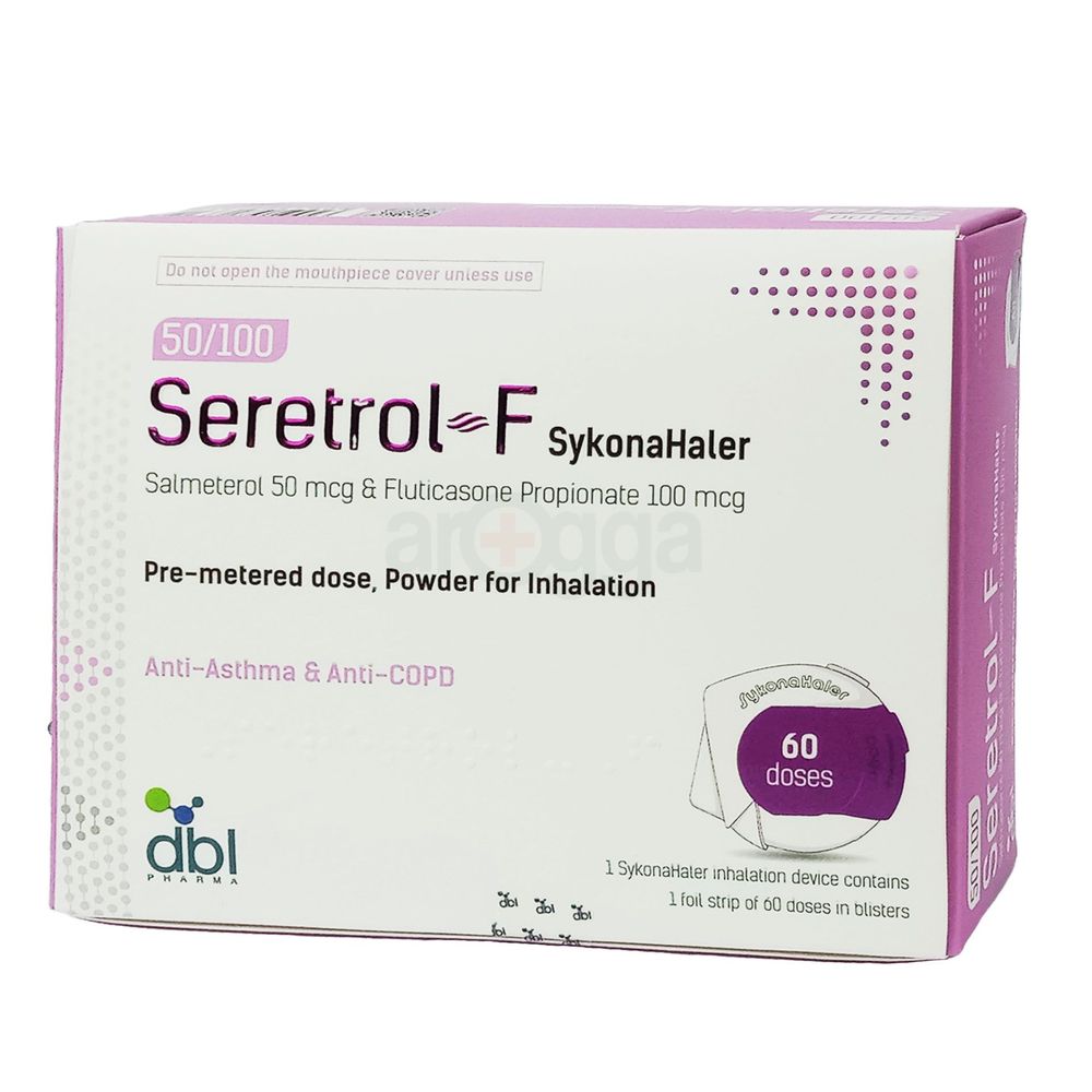 Seretrol-F 50/100 50mg+100mg sykonahaler