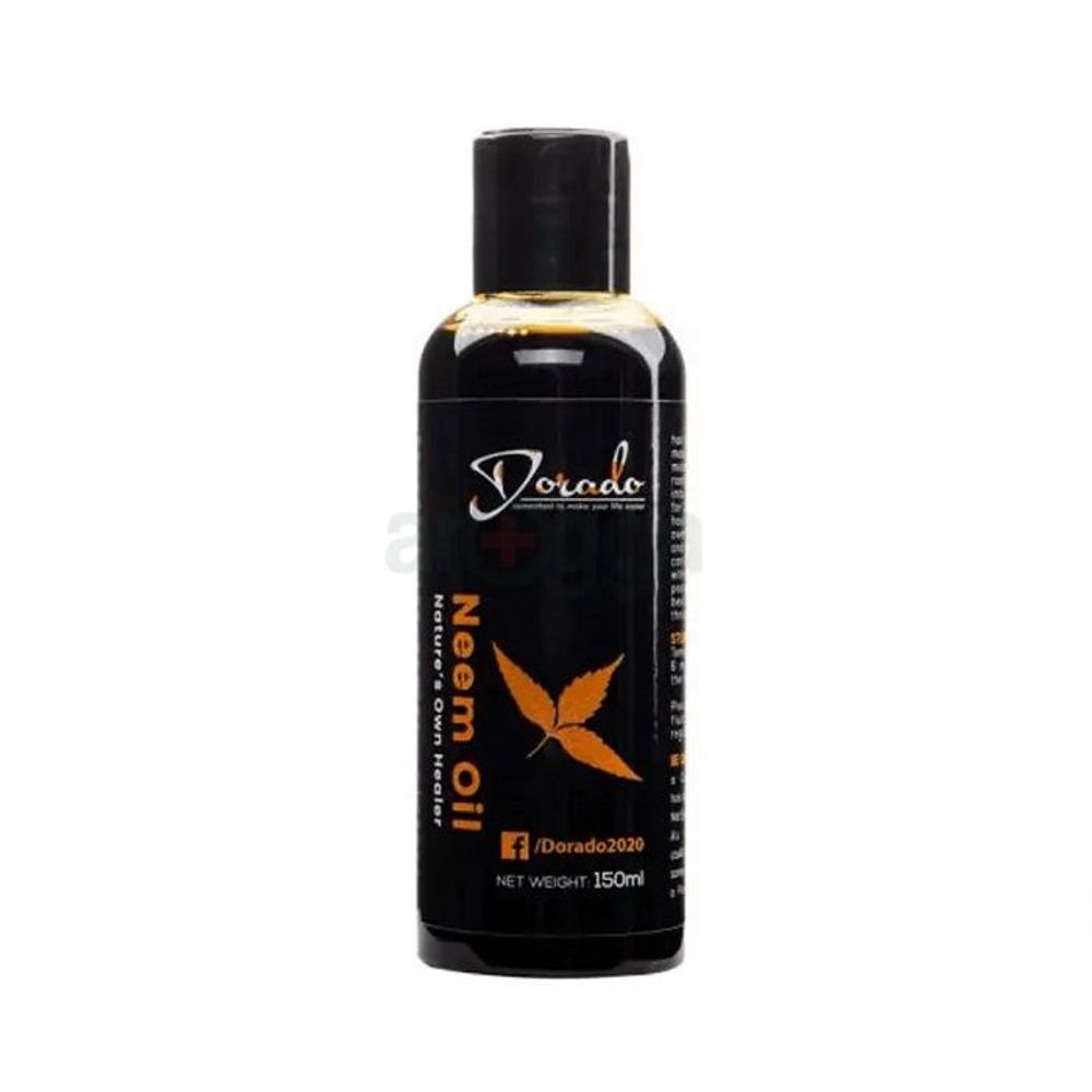 Dorado Dandruff Relief Combo - Neem Oil Nature’s own healer 150ml and Blooming Hair Protein Pack 125gm  