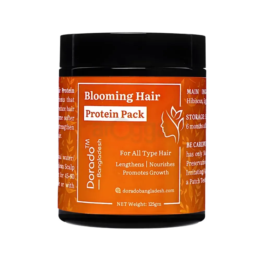 Dorado Dandruff Relief Combo - Neem Oil Nature’s own healer 150ml and Blooming Hair Protein Pack 125gm  