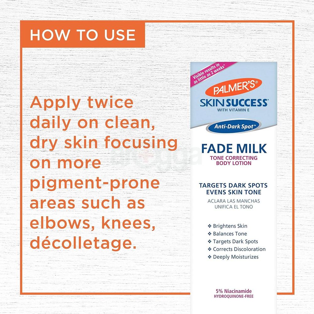 Palmer’s Fade Milk Tone Correcting Body Lotion for Dark Spots & Uneven Skin Tone  