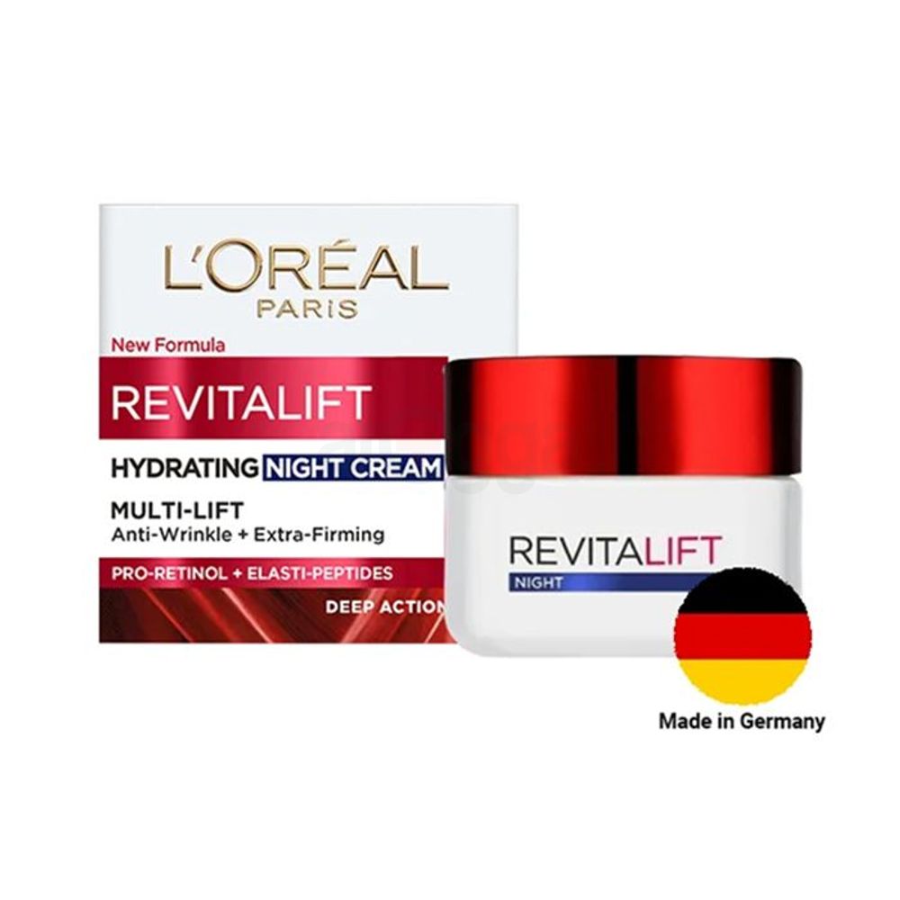 Loreal Paris Revitalift Multi Lift Anti-Wrinkle + Extra Firming Hydrating Night Cream  