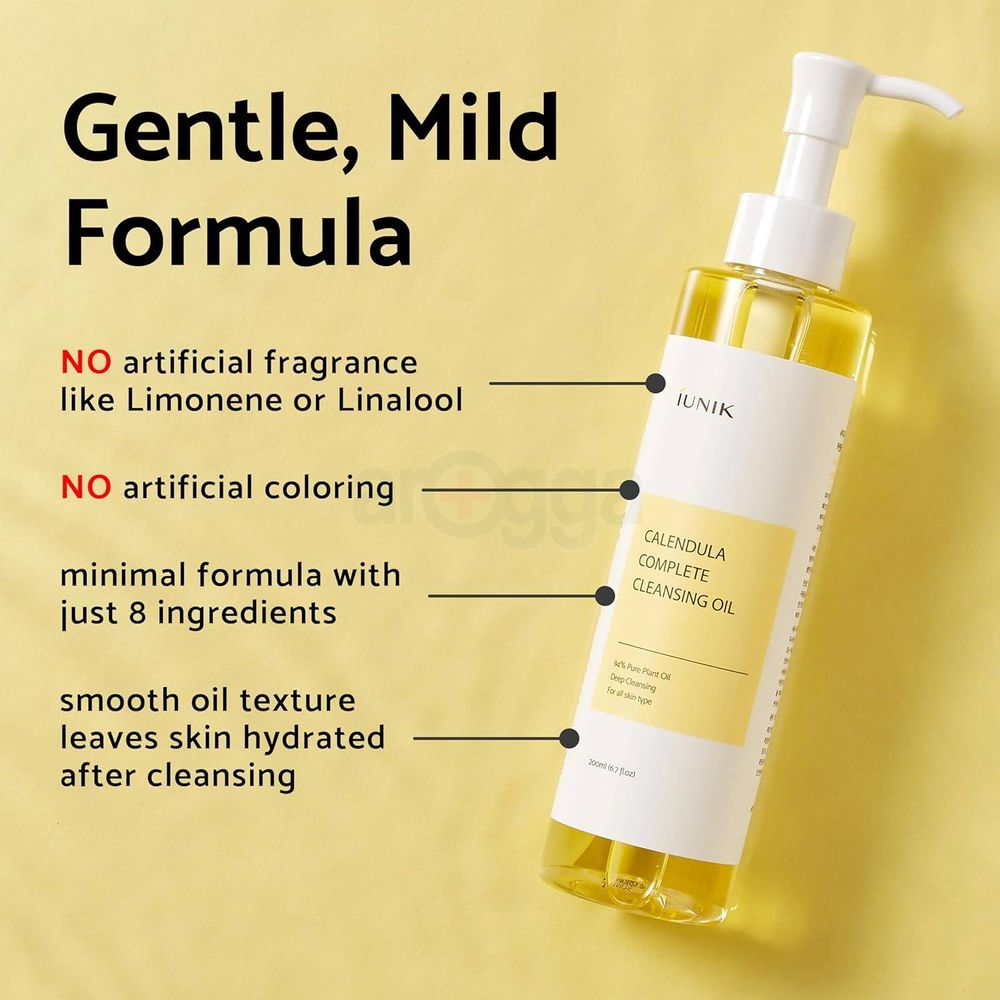Iunik Calendula Complete Cleansing Oil 200ml  