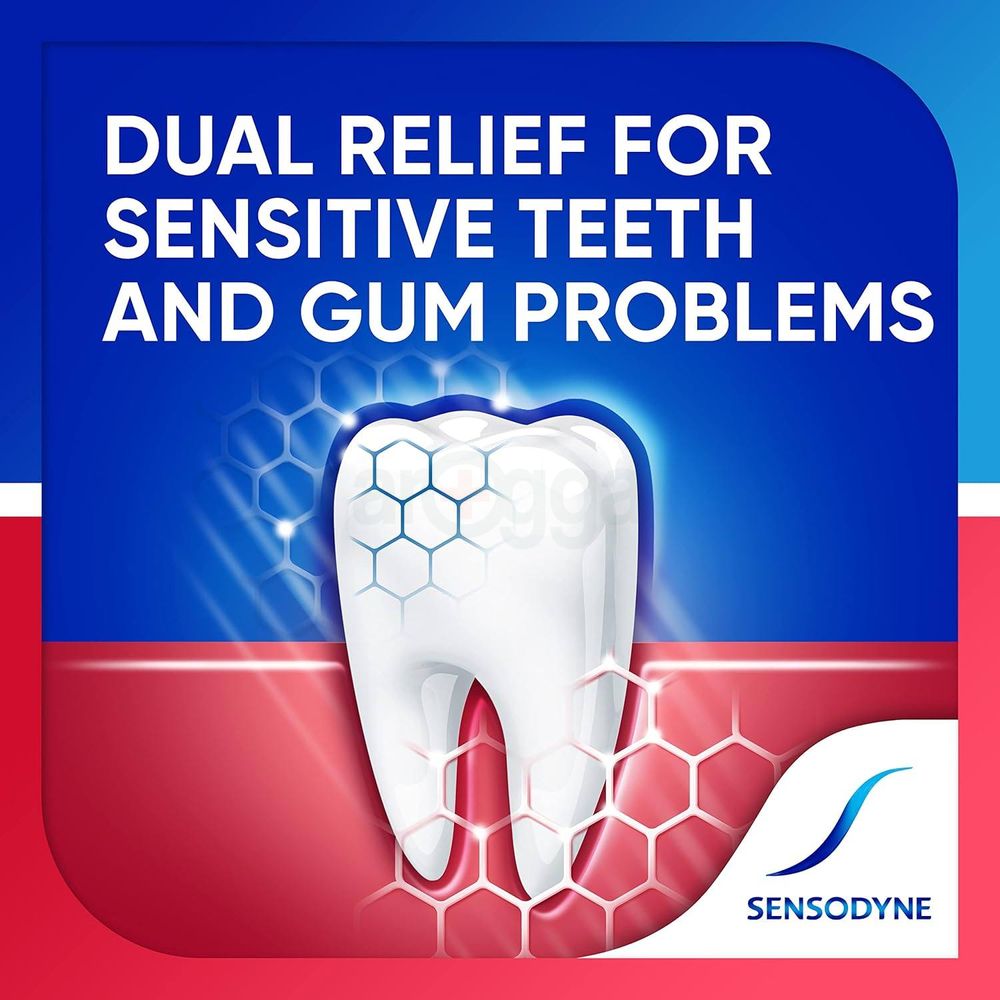 Sensodyne Toothpaste Sensitivity & Gum Dual Action Toothpaste for Sensitive Teeth  