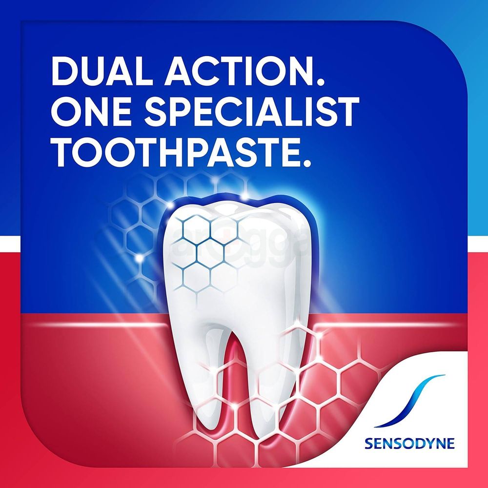 Sensodyne Toothpaste Sensitivity & Gum Dual Action Toothpaste for Sensitive Teeth  