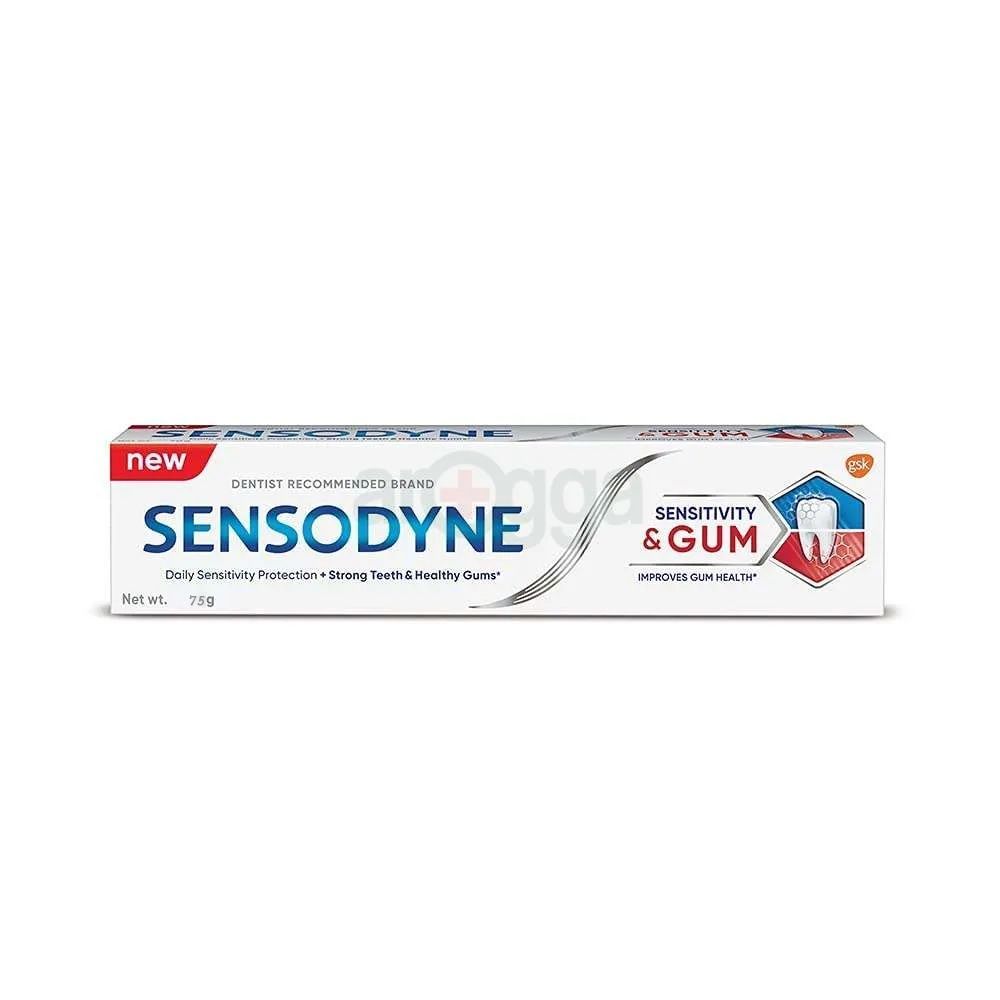 Sensodyne Toothpaste Sensitivity & Gum Dual Action Toothpaste for Sensitive Teeth  