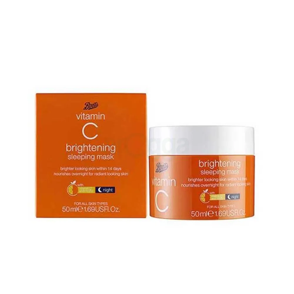 Boots Vitamin C Brightening Sleeping Mask Night  